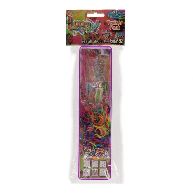 Loom set con 200 elastici colorati
