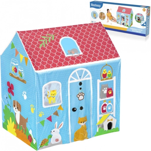 Casetta colorata per bambini per giardino e stanza – blu