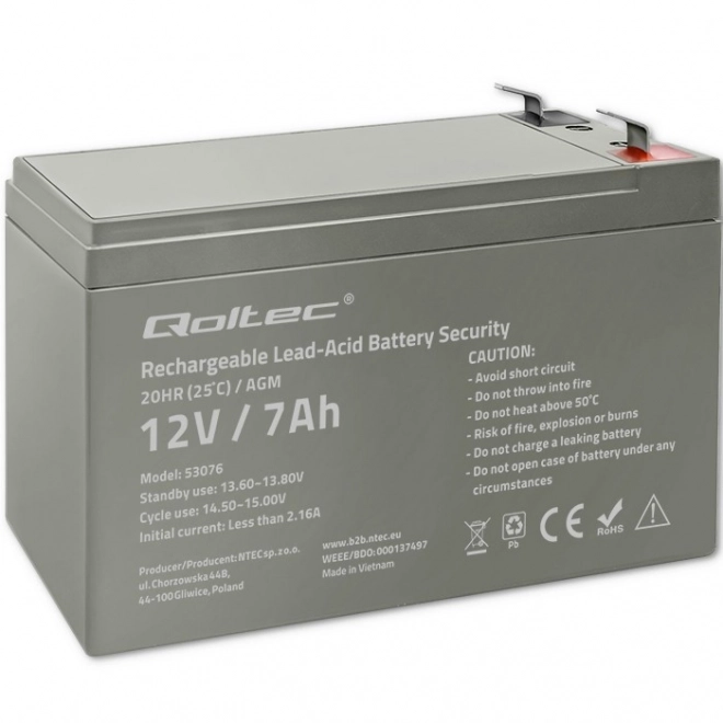 batteria AGM 12V 7Ah max 105A