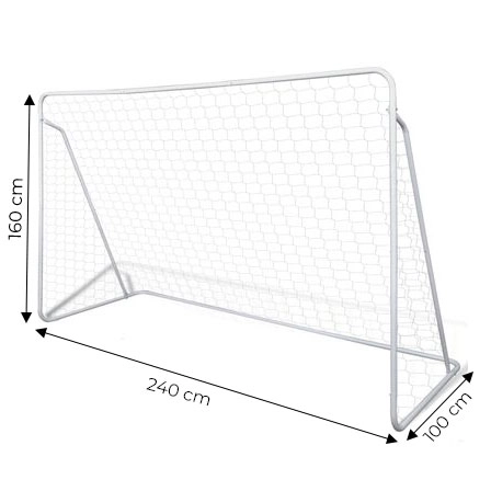 Porta da calcio con rete 240x160cm ECOTOYS