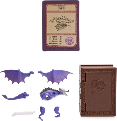 Dragon Trainer - Figurine con Carte nel Libro dei Draghi