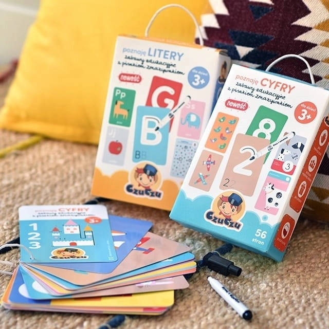 Kit educativo Scopro i numeri Giochi educativi con pennarello cancellabile