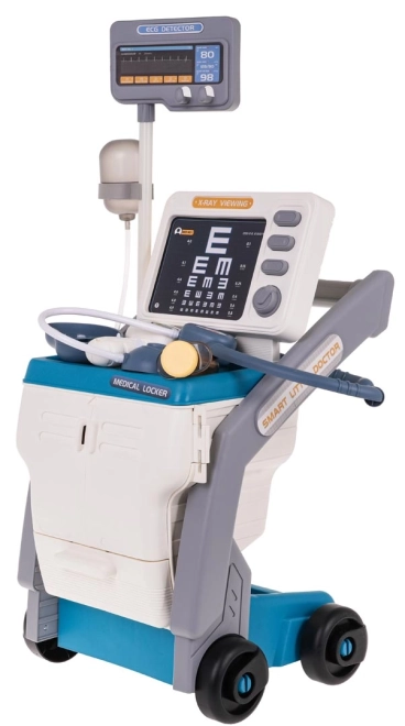 Set medico interattivo con EKG e accessori blu