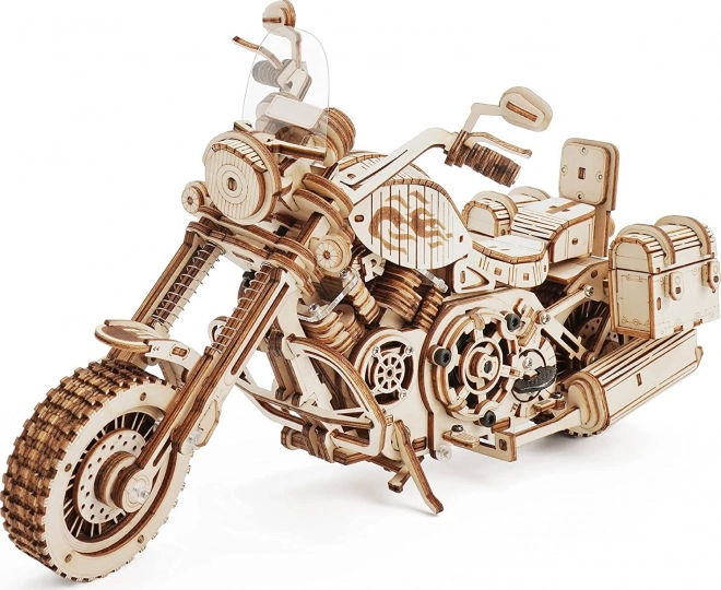 Puzzle 3D in Legno Cruiser Motorcycle 420 Pezzi