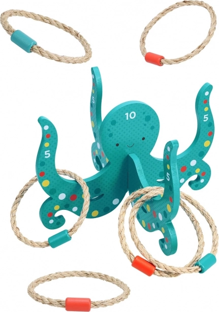 Gioco di Lancio Cerchi Polpo