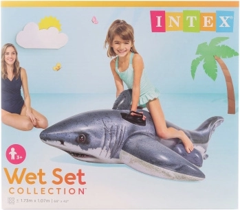 Materassino gonfiabile squalo per acqua INTEX