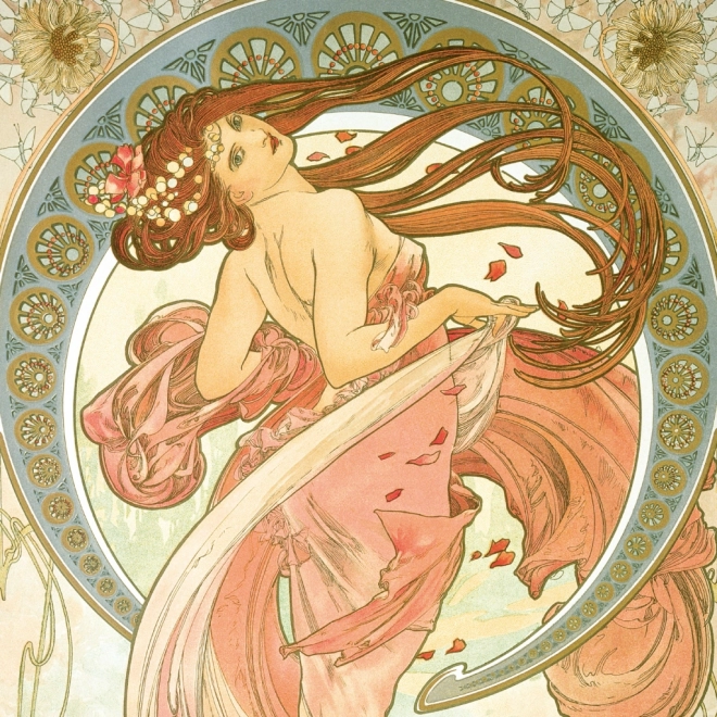 Calendario con note Alfons Mucha 2026
