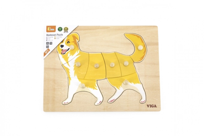 Puzzle Montessori in Legno - Cane