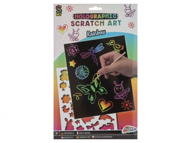 Disegno da grattare scintillante