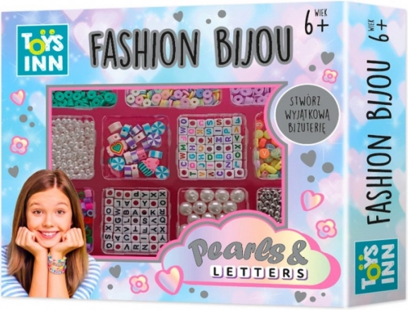 Set di perle e lettere