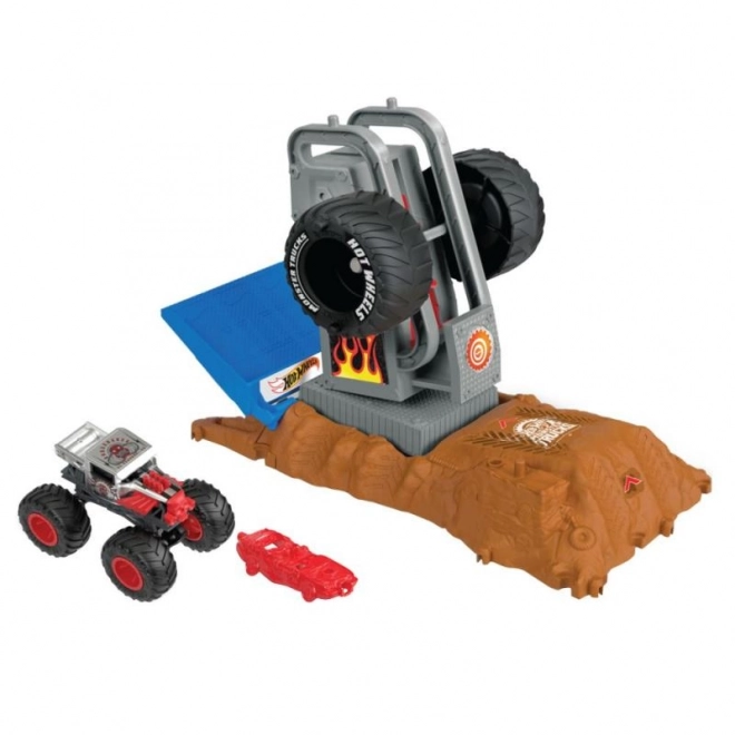 Set da gioco Sfida di Corsa Monster Trucks Arena Hot Wheels