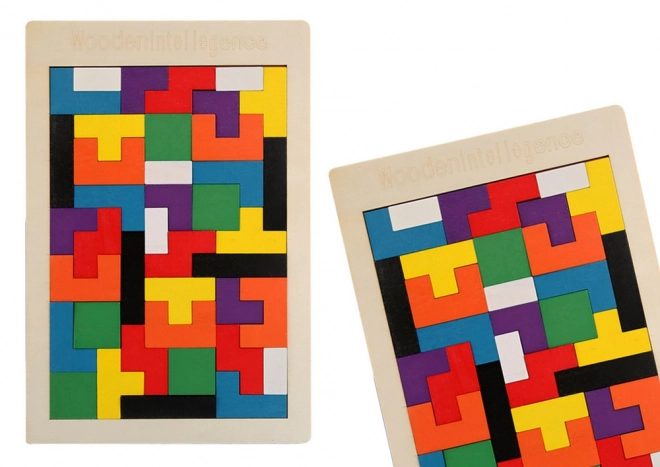 Puzzle di Legno Logici 40 Pezzi