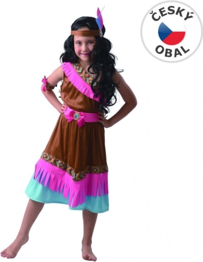 Costume di carnevale Indiana per ragazze 130 - 140 cm