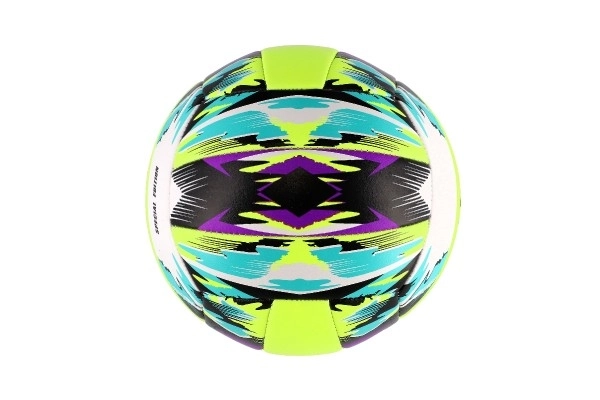 Pallone da pallavolo colorato cucito in pelle 21cm in sacchetto