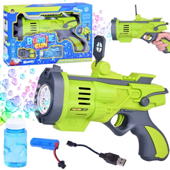 Pistola per Bolle di Sapone Arcobaleno