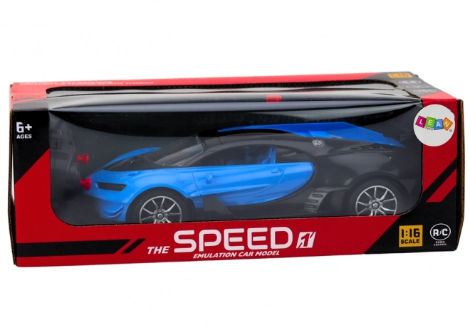 Auto Sportivo Radiocomandato Blu 1:16