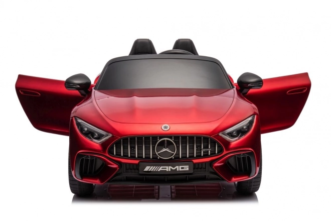 Mercedes AMG SL63 auto verniciato rosso a batteria