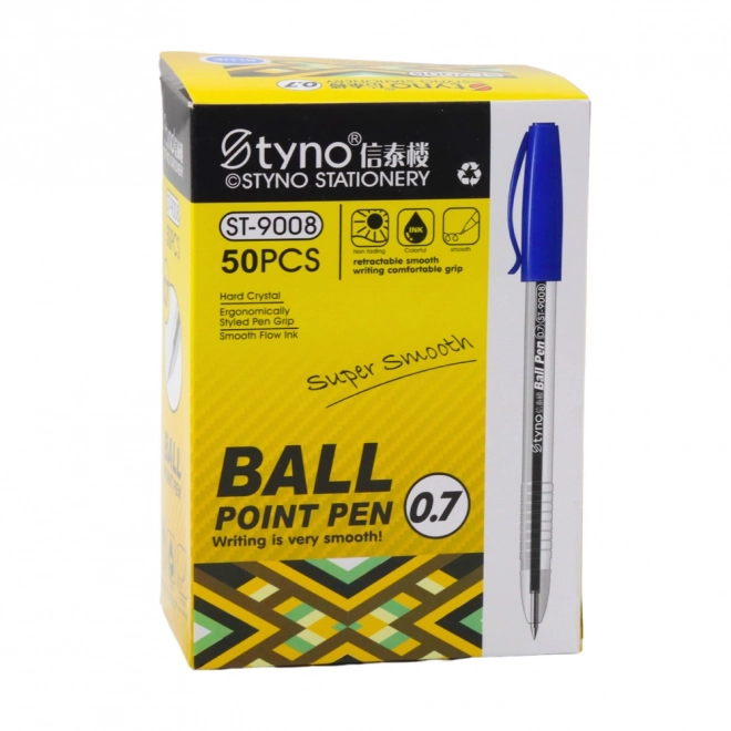 Penna a sfera con inchiostro blu 0,7 mm
