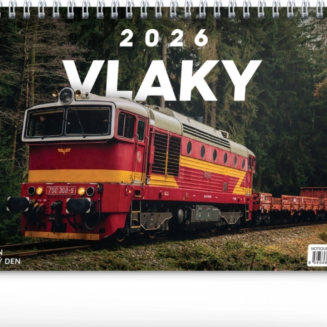 Calendario da tavolo Treni 2026