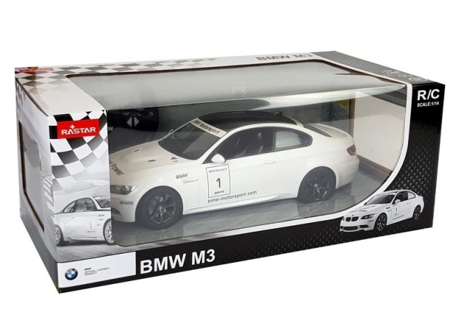 Auto R/C BMW M3 Rastar Bianco Telecomandato