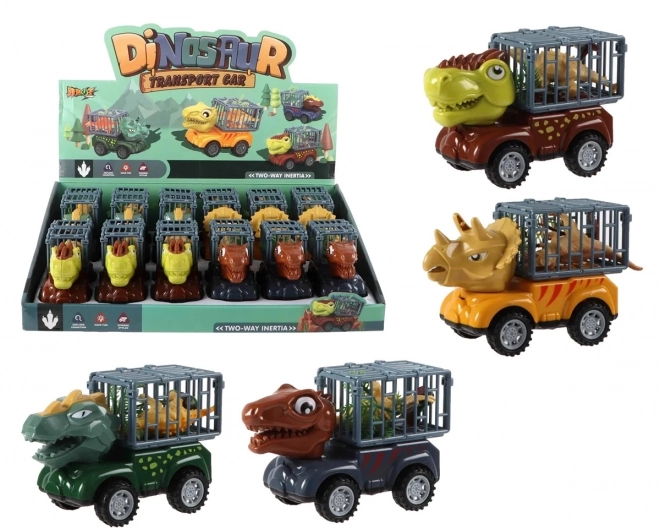 Auto a retrocarica Dinosauro con figurina