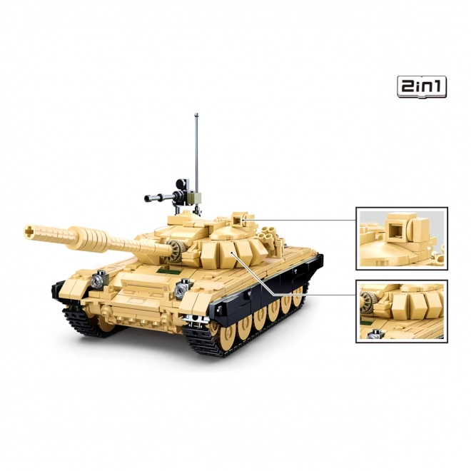 Sluban Carro Armato T-72B3 2-in-1