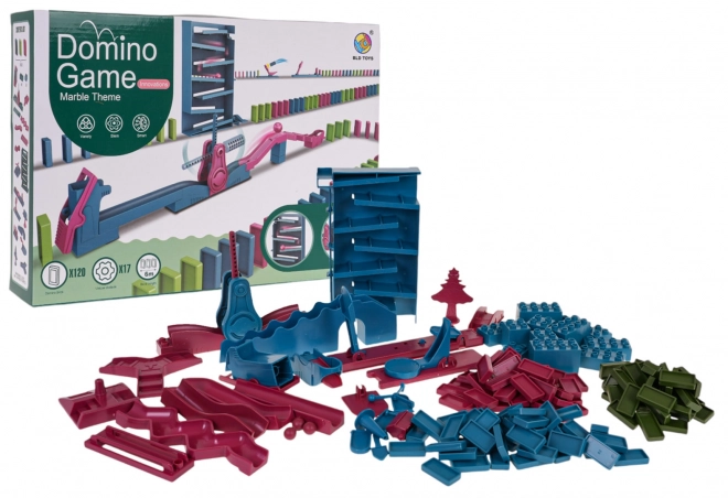 Set da 130 Pezzi di Domino Colorato per Bambini