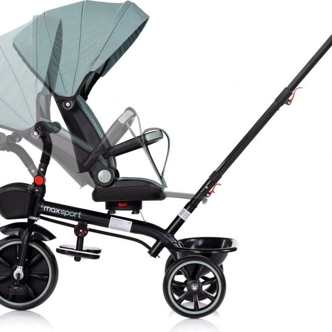 Triciclo con tettoia 2 in 1 Chipolino Max Sport Basil