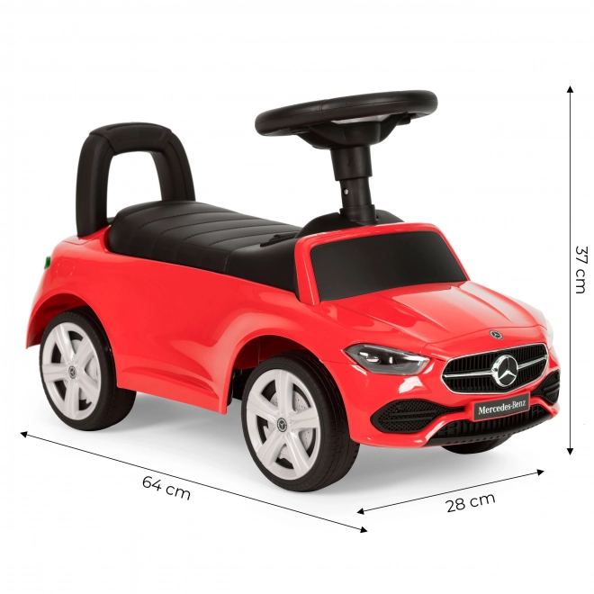 Auto cavalcabile per bambini Mercedes Classe C rosso