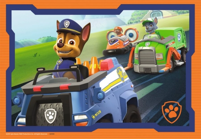 Puzzle Paw Patrol in azione 2x12 pezzi