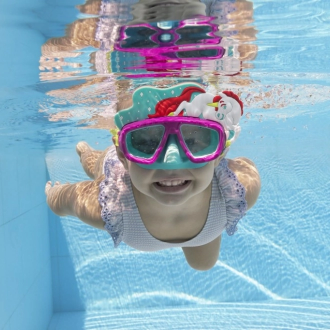 Occhialini da nuoto per bambini Unicorno Bestway