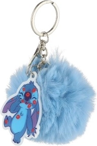 Portachiavi Stitch con pompon