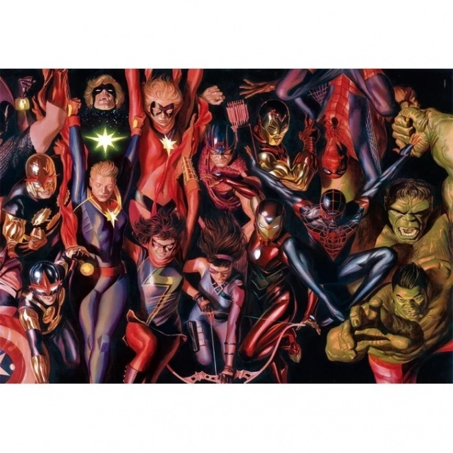 Puzzle Avengers 1000 pezzi con valigetta