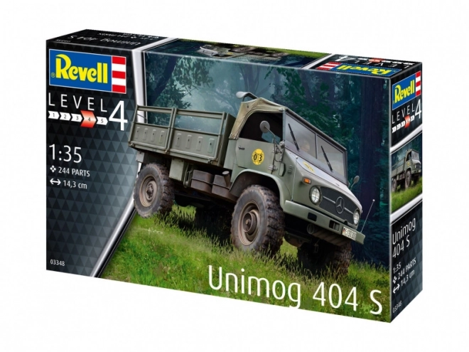 Modello di veicolo in plastica UNIMOG 404 S 1/35
