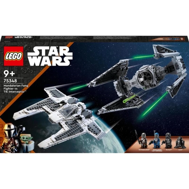 Set Battaglia Mandaloriana Fang Starfighter e TIE Interceptor