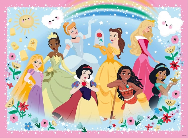 Puzzle luccicanti principesse Disney XXL 100 pezzi