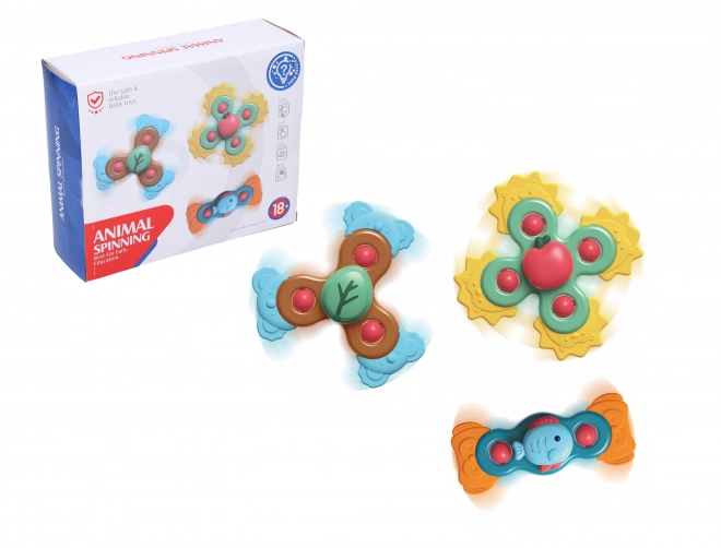 Giocattoli Spinning per Bambini con Ventosa