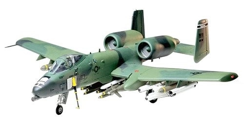 Modello plastico aereo A-10A