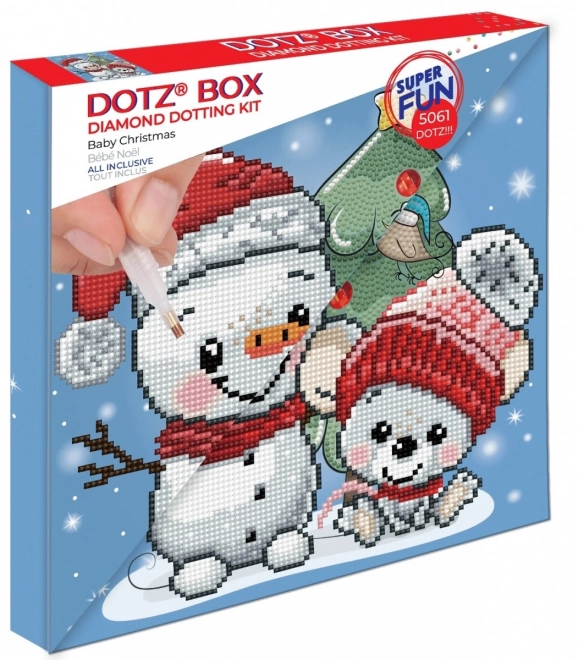Set di decorazioni natalizie Diamond Dotz