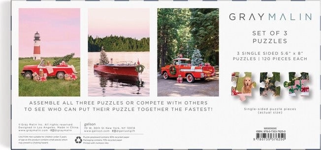 Puzzle 3 in 1 Gray Malin Dovolenza