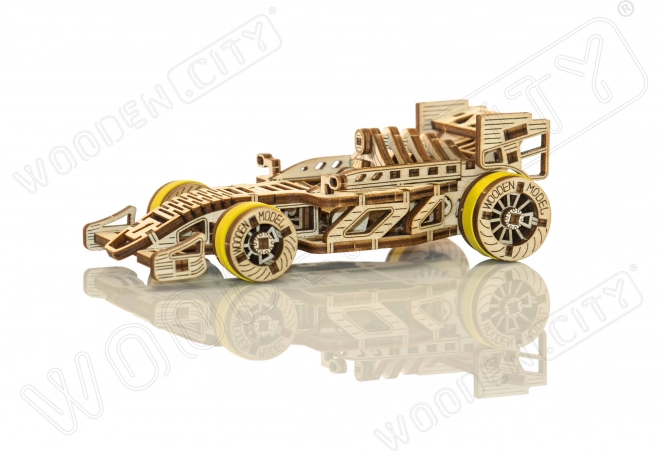 Puzzle 3D in legno - Auto da corsa