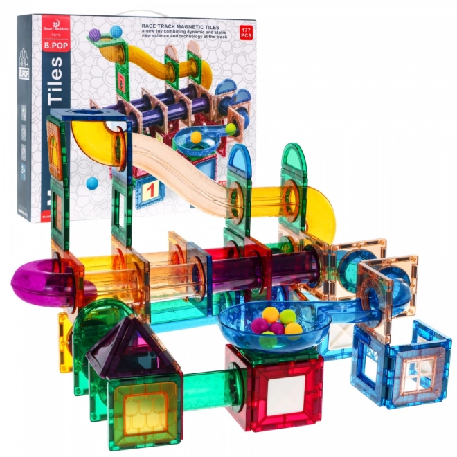 Grande Set Di Costruzioni Magnetiche 177 Pezzi