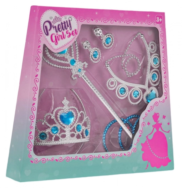 Set per piccola principessa blu