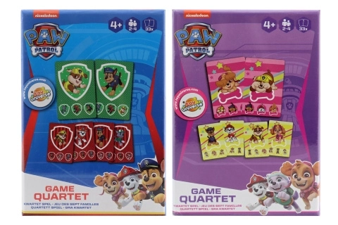 Gioco di carte quartetto di PAW Patrol