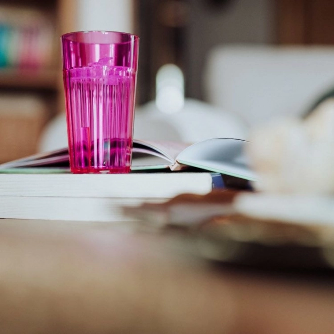 Tazza da allenamento infrangibile rosa per bambini