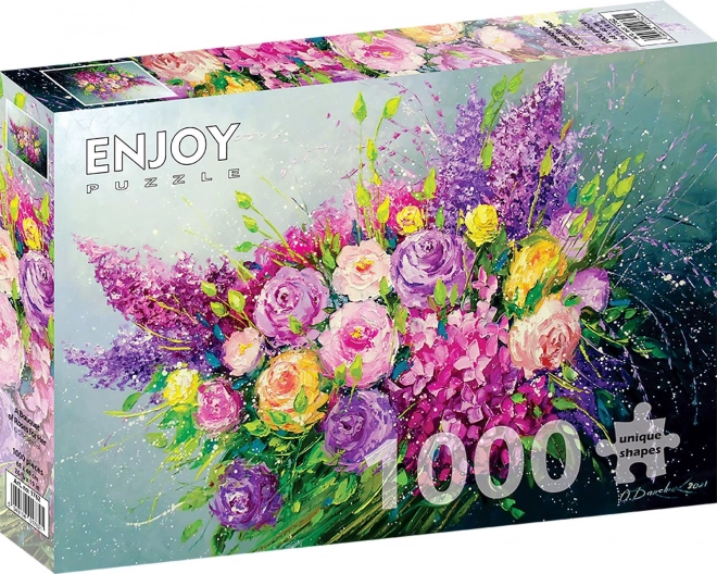 Puzzle bouquet di rose 1000 pezzi