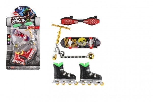 Set mini skateboard e accessori per dita