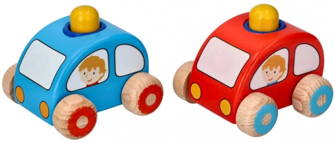 Automobilina rossa con clacson