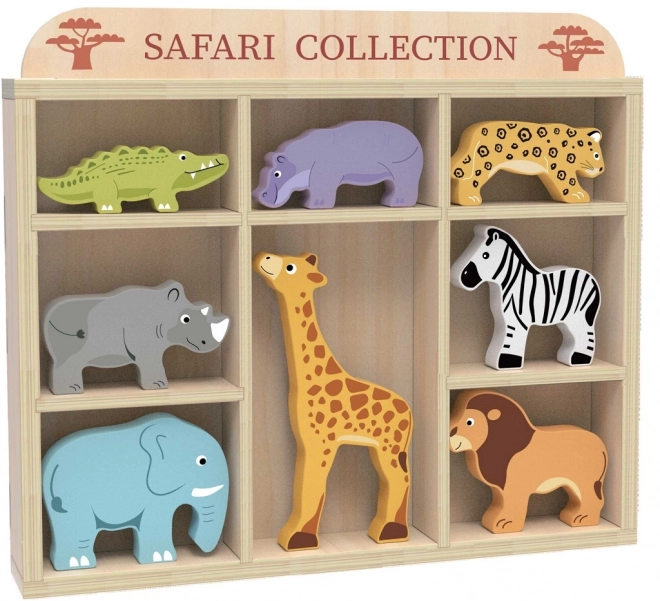 Set safari di animali in legno FSC 2Kids Toys