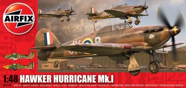 Modellino in plastica Hawker Hurricane Mk.1 1:48